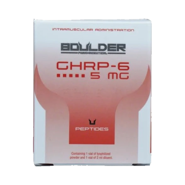 GHRP-6 5 mg Péptido Vial - BOULDER PHARMACEUTICAL