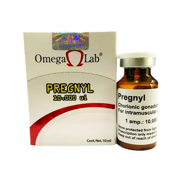 HCG Gonadotropina Coriónica 10,000 UI Pregnyl Vial liofilizado - OMEGA LAB