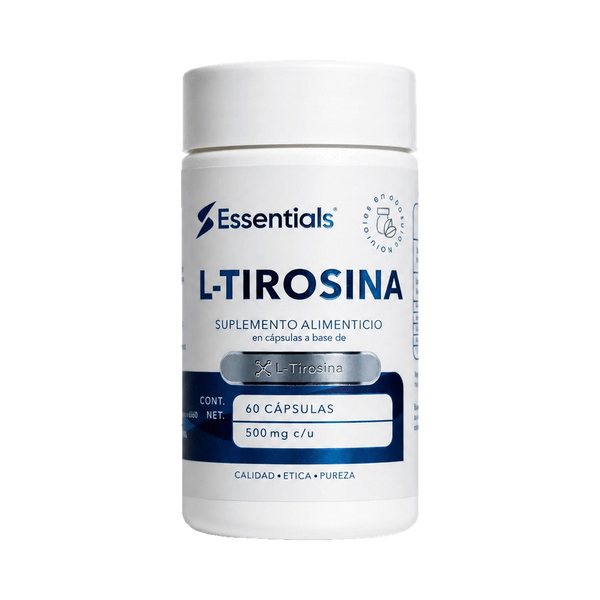 L-Tirosina 500mg 60 Cápsulas - ESSENTIALS