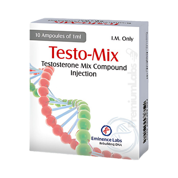 Mezcla de 4 ésteres de Testosterona 250 mg/ml Testo-Mix 10 Ampolletas de 1 ml - EMINENCE LABS
