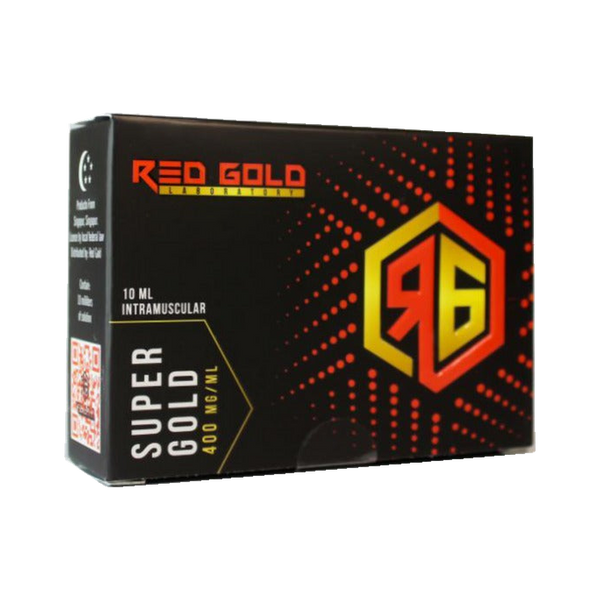 Mezcla de ésteres de Testosterona 400 mg/ml Super Gold Vial 10 ml - RED GOLD