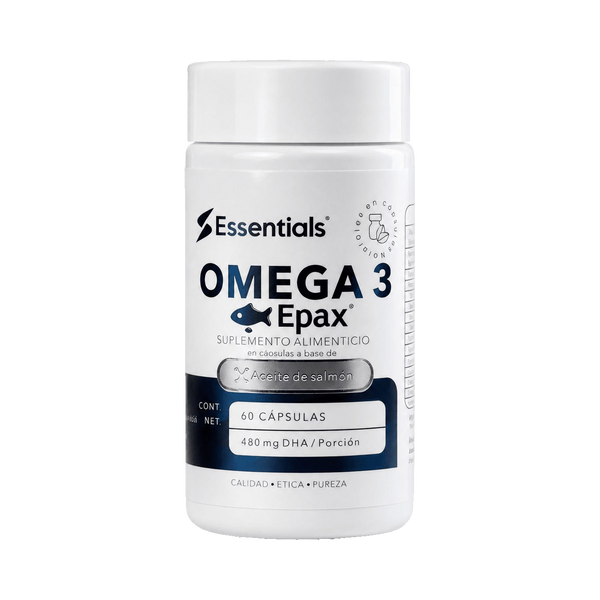 Omega 3 Epax 480mg DHA 60 Cápsulas - ESSENTIALS