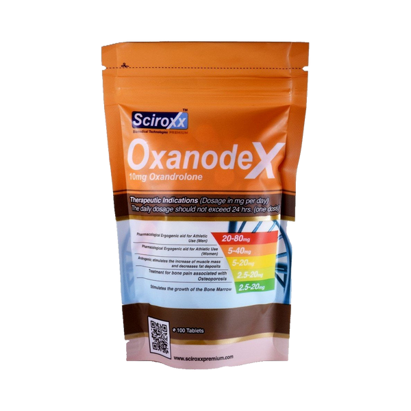 Oxandrolona 10 mg Oxanodex 100 Tabletas - SCIROXX