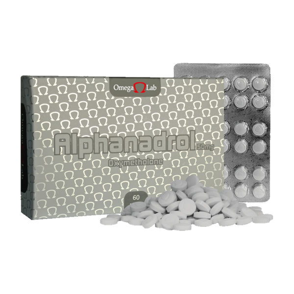 Oximetolona 50 mg Alphanadrol 60 Tabletas - OMEGA LAB