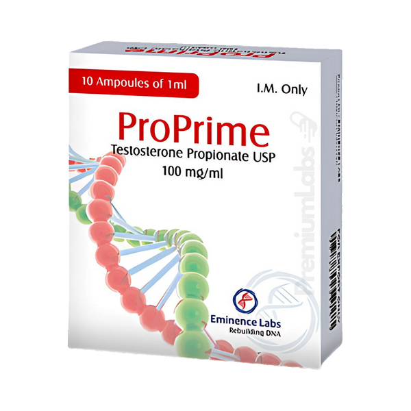 Propionato de Testosterona 100 mg/ml ProPrime 10 Ampolletas de 1 ml - EMINENCE LABS