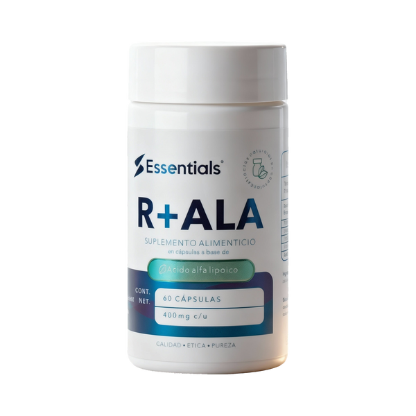 R+ALA Ácido Alfa Lipoico 400mg 60 Cápsulas - ESSENTIALS