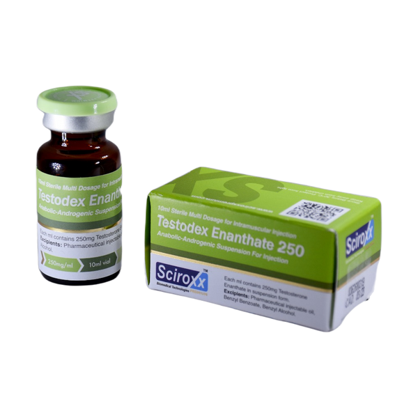 Testosterona Enantato 250 mg/ml Testodex Enantato Vial 10 ml - SCIROXX