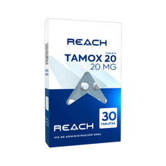 Tamoxifeno 20 mg Tamox 20 30 Tabletas - REACH PHARMACEUTICAL