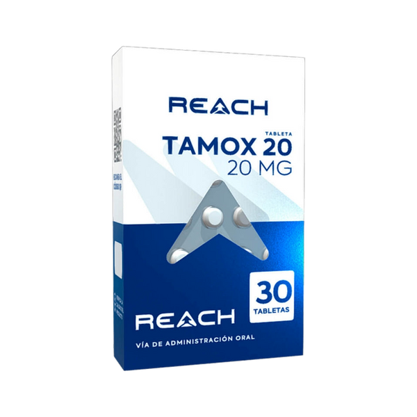 Tamoxifeno 20 mg Tamox 20 30 Tabletas - REACH PHARMACEUTICAL