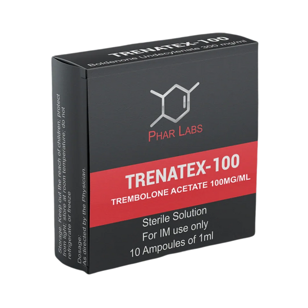 Trembolona Acetato 100mg / 10 Ampolletas de 1ml Trenatex-100 - PHAR LABS